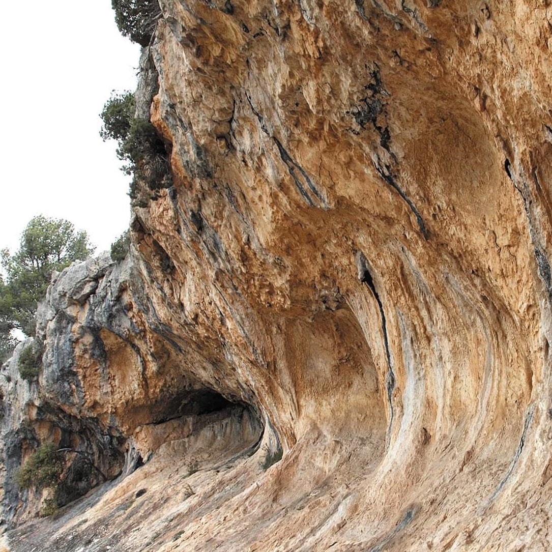 Fotografia del jaciment d'art rupestre de La Sarga