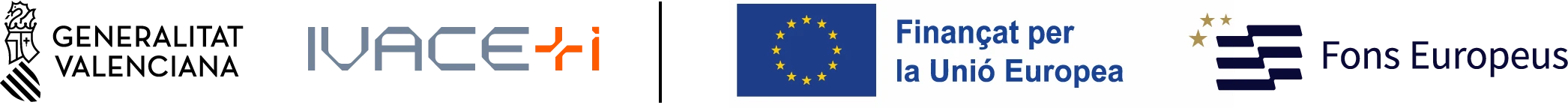 Logos GVA-IVACE-Fons Europeus